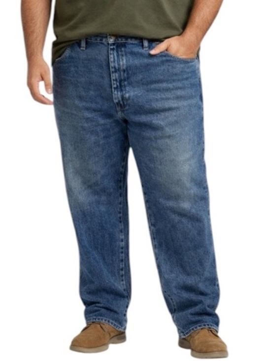 Wrangler Other - Wrangler Men Jeans Straight Fit 5 Pockets Style Denim Blue Jeans Size 46”x 30”